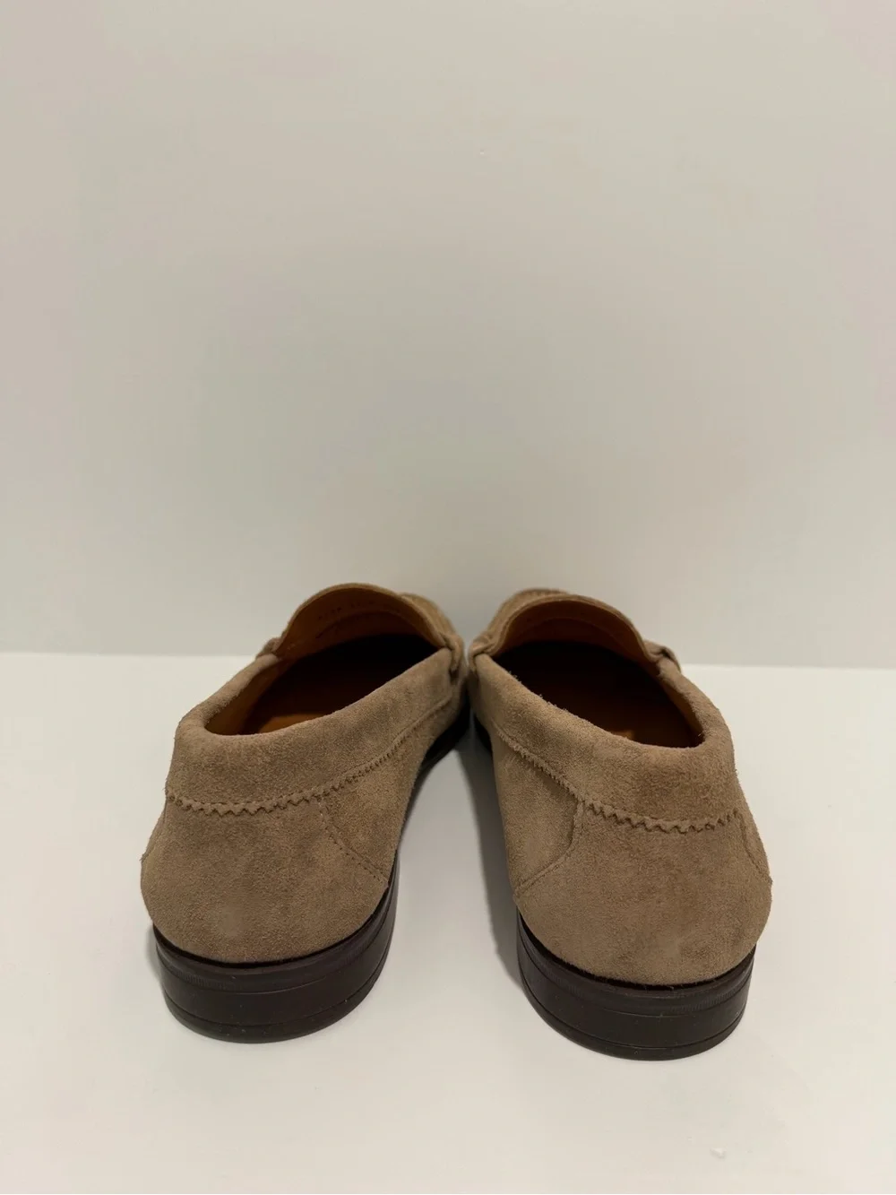 NEW J. Crew Camden suede loafers with rubber soles wet sand CQ877 size 11.5 $188